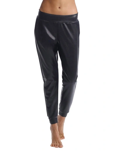 Shop Commando Faux Leather Jogger In Black