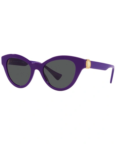 Shop Versace Women's Ve4435 52mm Sunglasses In Purple