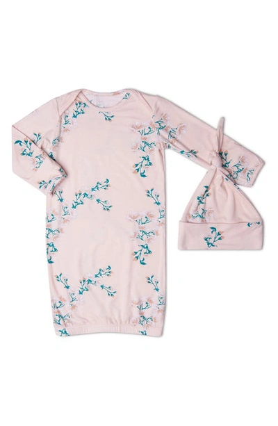 Shop Everly Grey Analise During & After 5-piece Maternity/nursing Sleep Set In Lily