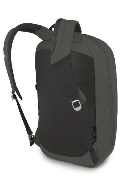 Shop Osprey Large Arcane Recycled Polyester Commuter Backpack In Stonewash Black