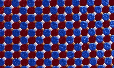 Eton Dot Silk Classic Tie In Pink/blue