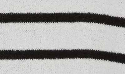 Shop Bobeau Stripe Sleeveless Sweater In Ivory/ Black