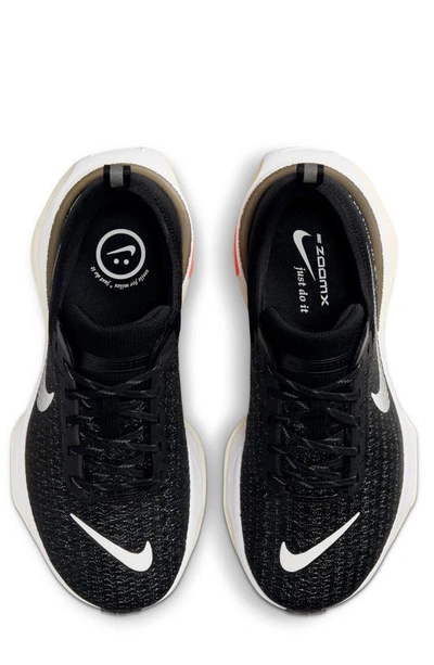 Shop Nike Zoomx Invincible Run 3 Running Shoe In Black/ White/ Coconut Milk