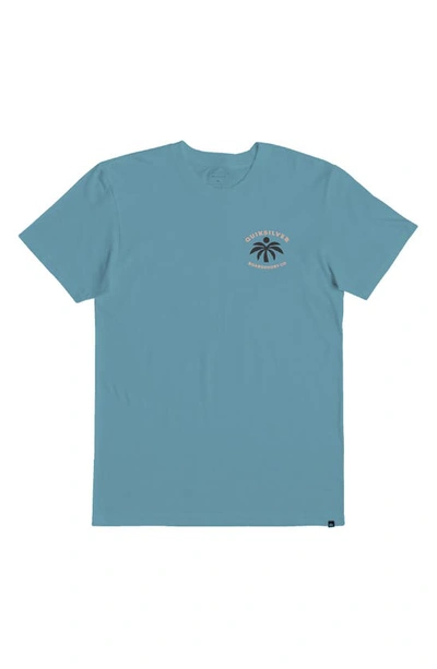 Shop Quiksilver Solo Arbol Graphic T-shirt In Reef Waters