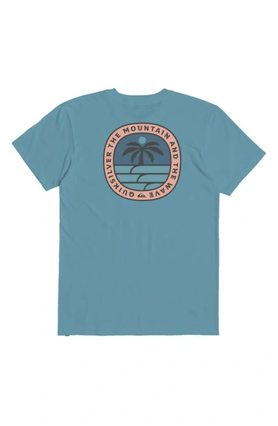 Shop Quiksilver Solo Arbol Graphic T-shirt In Reef Waters