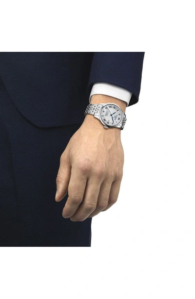 Shop Tissot Le Locle Powermatic 80 Automatic Bracelet Watch, 39mm In Silver