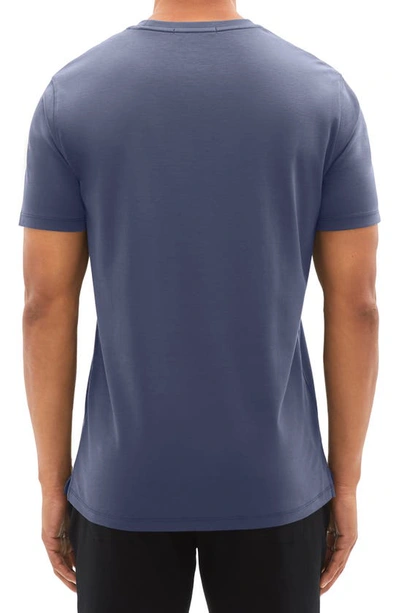 Shop Robert Barakett Georgia Pima Cotton T-shirt In Crown Blue