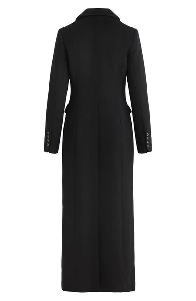 Shop Favorite Daughter The Simon Double Breasted Longline Coat In Black