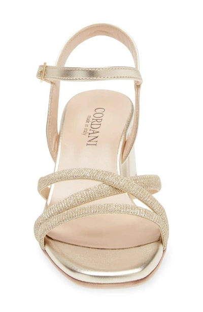 Shop Cordani Isabelle Ankle Strap Sandal In Platino