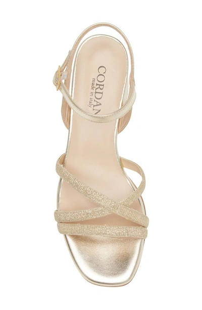 Shop Cordani Isabelle Ankle Strap Sandal In Platino