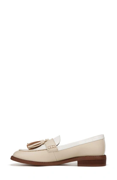 Shop Franco Sarto Carolyn Low Tassel Loafer In Ivory/ White