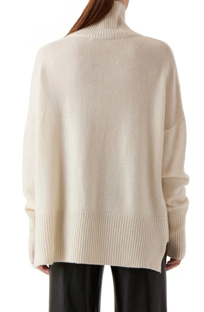 Shop Sophie Rue Wool & Cashmere Turtleneck Sweater In Ivory
