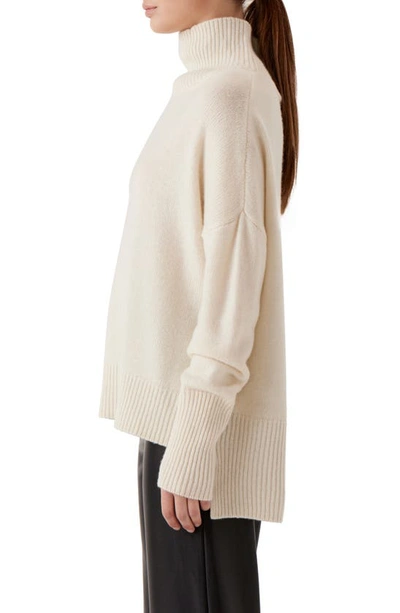 Shop Sophie Rue Wool & Cashmere Turtleneck Sweater In Ivory
