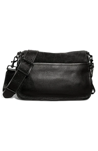 Shop Aimee Kestenberg Great Escape Suede Crossbody Bag In Black