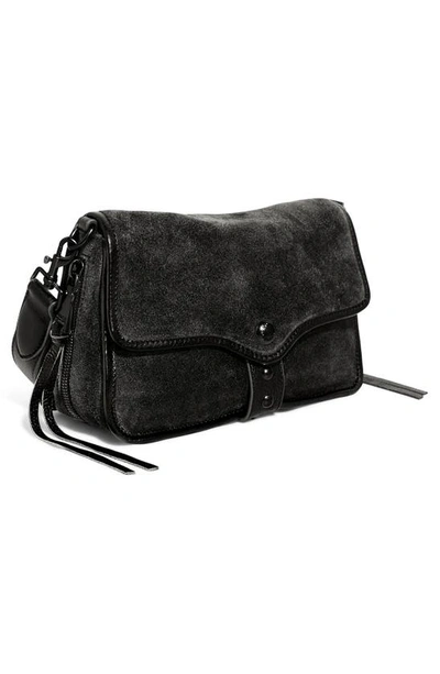 Shop Aimee Kestenberg Great Escape Suede Crossbody Bag In Black