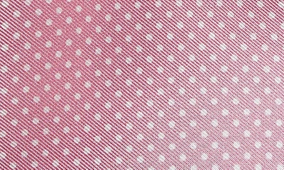 Shop Eton Dot Silk Pocket Square In Pink/red