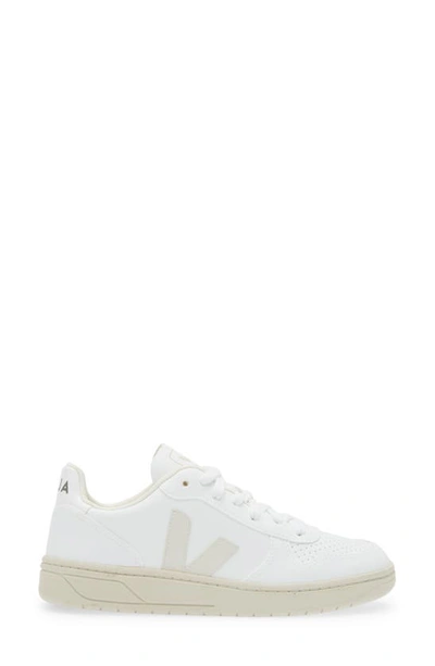 Shop Veja V-10 Cwl Sneaker In Full-white