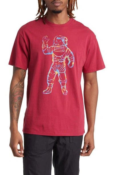 Shop Billionaire Boys Club Astro Floral Cotton Graphic T-shirt In Rumba Red