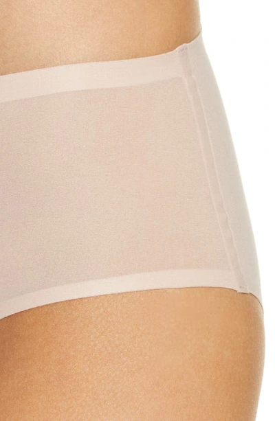 Chantelle Lingerie Soft Stretch Seamless Retro Thong In Rose Beige