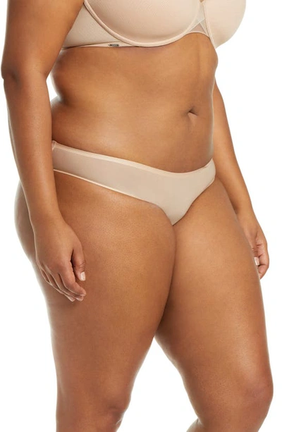 Shop Chantelle Lingerie Soft Stretch Bikini In Ultra Beige