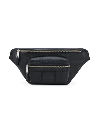 Shop Marc Jacobs Women's The Leather Belt Bag In Black