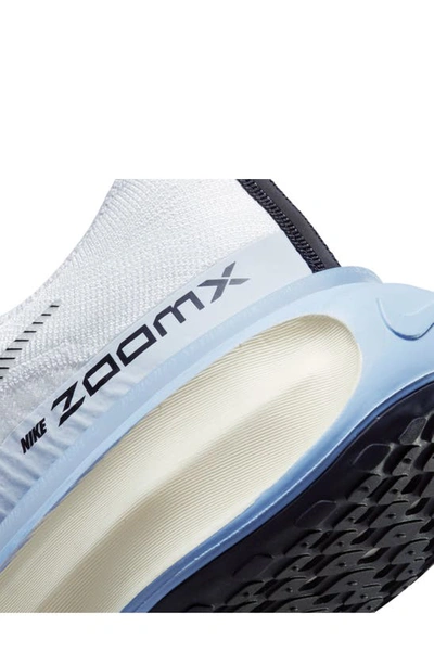 Nike Zoomx Invincible 3 Flyknit Running Sneakers In White/ Black/ Football Grey