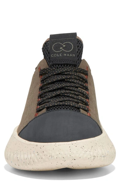 Shop Cole Haan Generation Zerogrand Ii Sneaker In Deep Olive/ Black