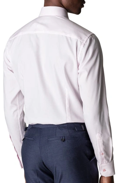 Shop Eton Contemporary Fit Dress Shirt In Pink/red