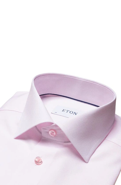Eton Contemporary Fit Dress Shirt In Pink/red
