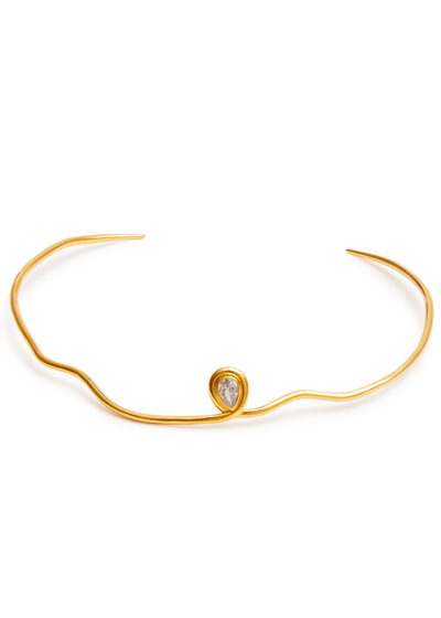 Shop Anissa Kermiche Loopy 18kt Gold-plated Necklace