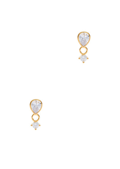 Shop Anissa Kermiche Grande Gemme Gold Vermeil Drop Earrings
