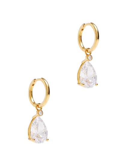 Shop Anissa Kermiche Ile Flottante Gold Vermeil Hoop Earrings