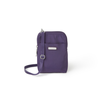 Shop Baggallini Women's Take Two Rfid Bryant Crossbody Bag In Purple