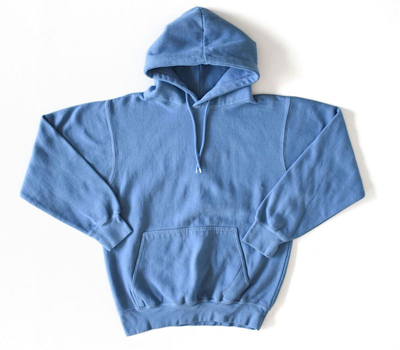 Shop Worthy Threads Adult Hand Dyed Hoodie In Blue