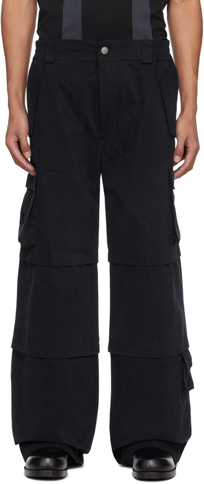 Shop Misbhv Black Work Cargo Pants