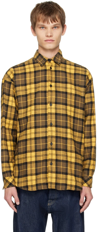 Shop Samsã¸e Samsã¸e Yellow Luan X Shirt In Golden Spice Ch.