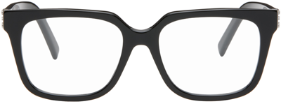 Shop Givenchy Black 4g Glasses In Shiny Black