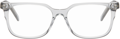 Shop Givenchy Gray Square Glasses In Grey/other