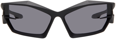 Shop Givenchy Black Giv Cut Sunglasses In 02a Matte Black/soli