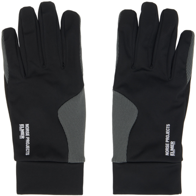 Shop Norse Projects Arktisk Black Elmer Gloves In 9999 Black