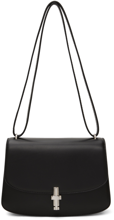 Shop The Row Black Sofia 8.75 Leather Bag In Black Pld