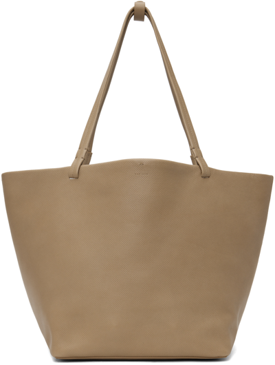Shop The Row Taupe 'park Tote Three' Tote In Light Taupe Pld