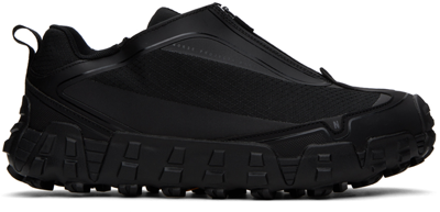 Shop Norse Projects Arktisk Black Zip-up Sneakers In 9999 Black