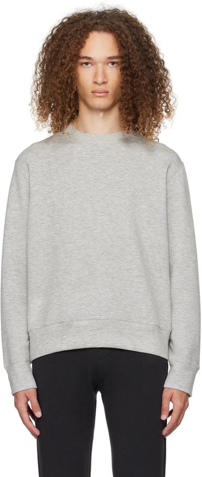 Shop Outdoor Voices Gray Stratus Sweatshirt In Heather Grey