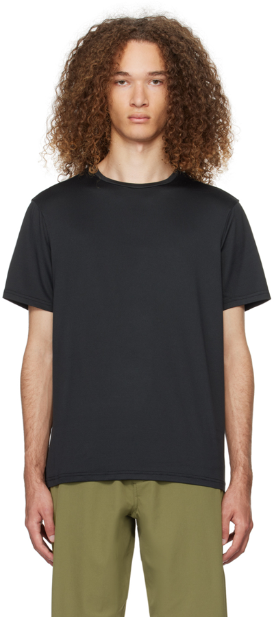 Shop Outdoor Voices Black Cloudknit T-shirt