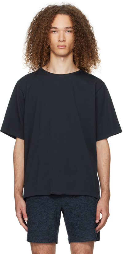 Shop Outdoor Voices Navy Everyday Boxy T-shirt