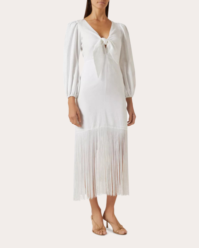 Shop No Pise La Grama Women's Marea Dress In White