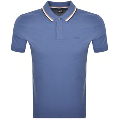 Shop Boss Business Boss Penrose 38 Polo T Shirt Blue