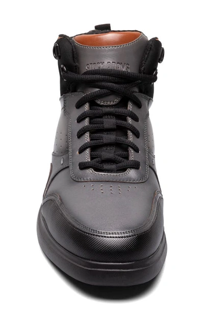 Shop Stacy Adams Mayson Mid Sneaker Boot In Gray
