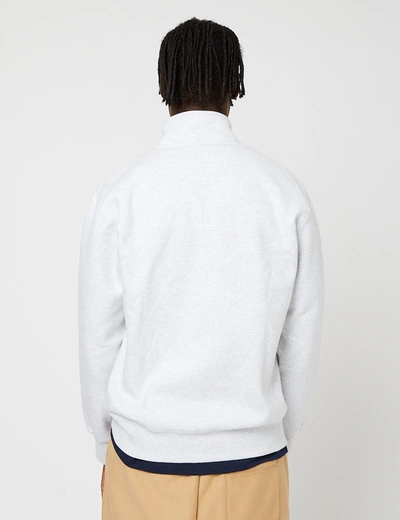 Shop Carhartt -wip Chase Neck Zip Sweatshirt In Grey